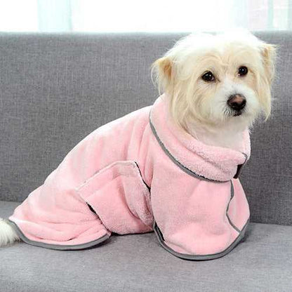 Quick-drying Pet Absorbent Towel Dog Bathrobe Pet Dog Bath Towel