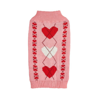 Fashion Heart Dog Sweater