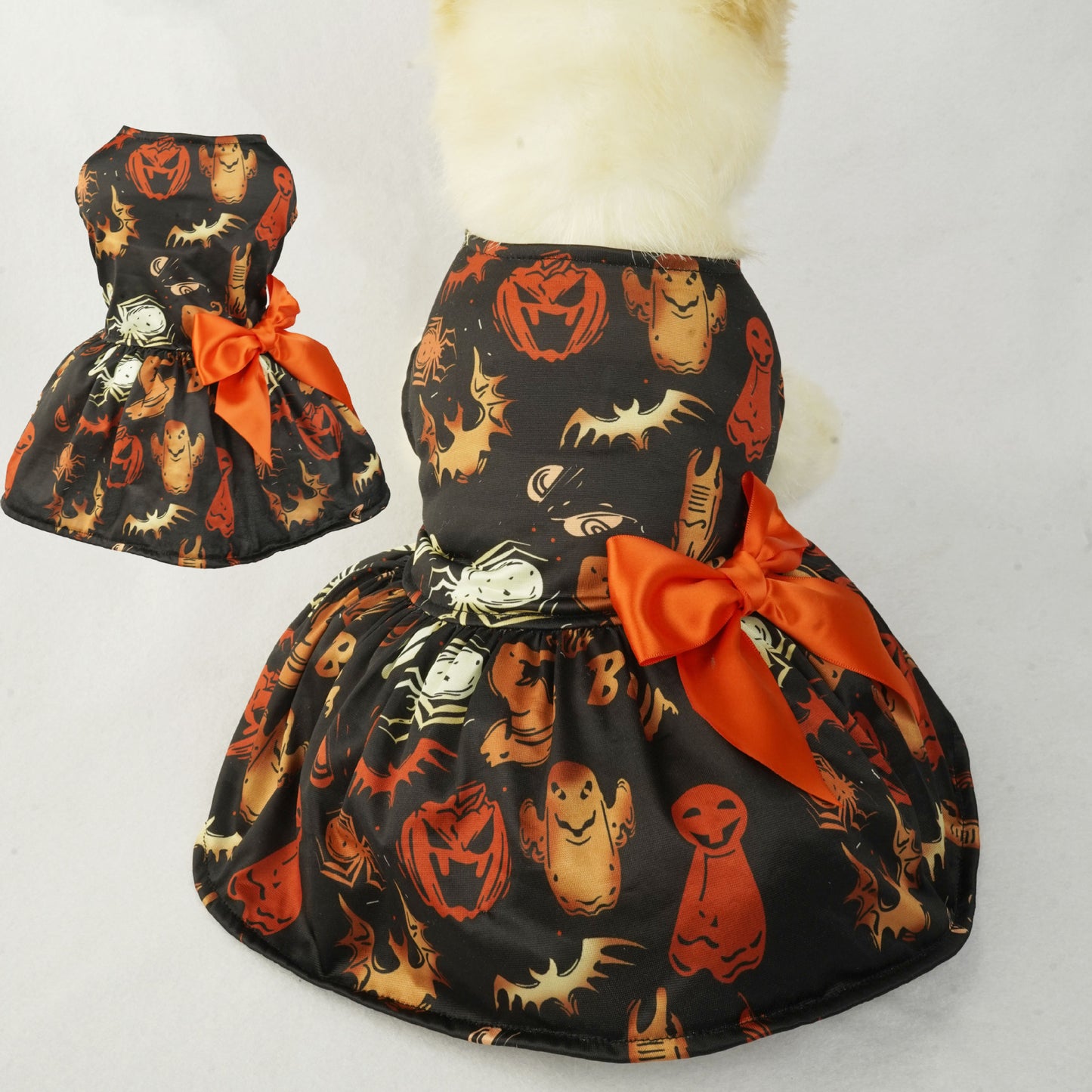 Pumpkin Pooch Parade: Adorable Halloween Dress Costume for Pets