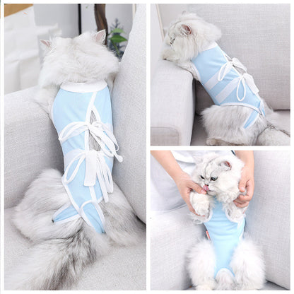 Summer Breeze Cat Suit: Lightweight Comfort for Feline Care