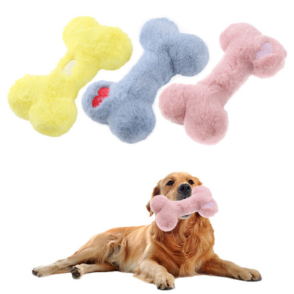 Love Bone Plush Dog Toy