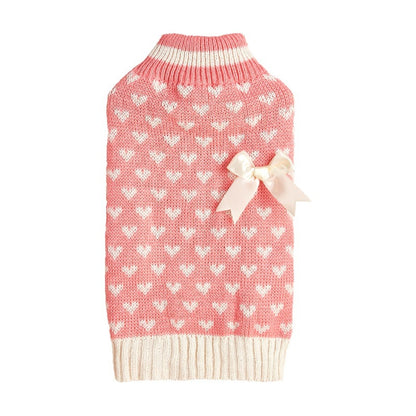 Fashion Heart Dog Sweater