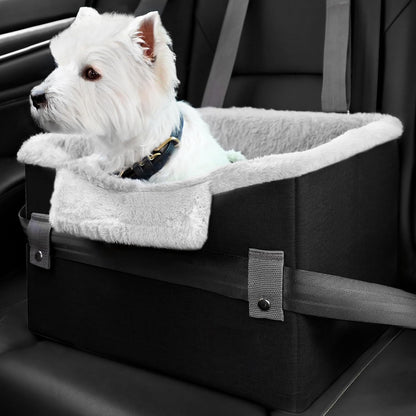 Compact Pet Booster Seat with Safety Harness