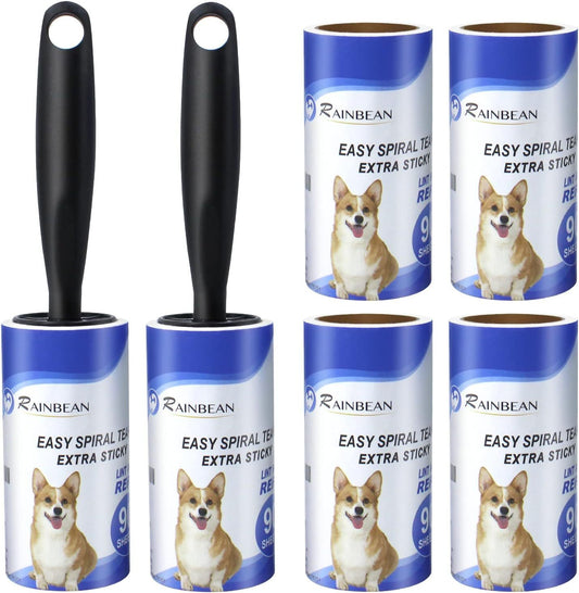 RAINBEAN Extra Sticky Lint Rollers: Ultimate Pet Hair and Lint Removal