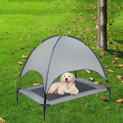 Pet Outdoor Covered Loft Camp Bed