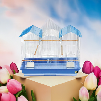 Parakeet Triple Roof Flight Cage